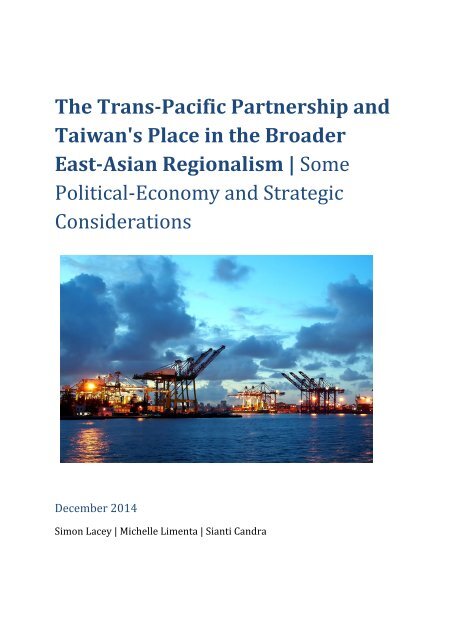 Taiwan and the TPP