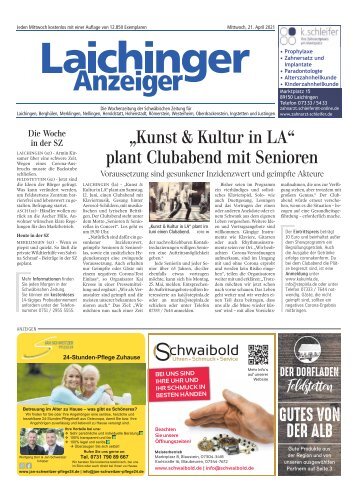 Laichinger Anzeiger 21.04.2021