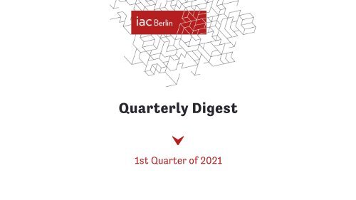 iac Berlin Quarterly Digest 01/2021