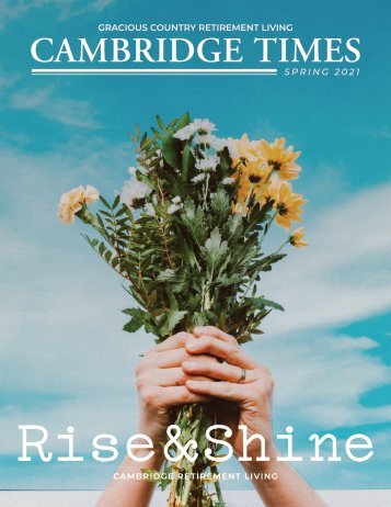 Cambridge Times Spring 2021 Newsletter