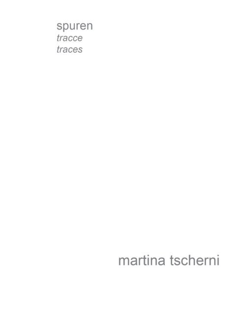 Martina Tscherni - "Spuren"