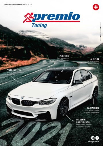 Premio Tuning Schweiz Katalog 2021 – deutsch