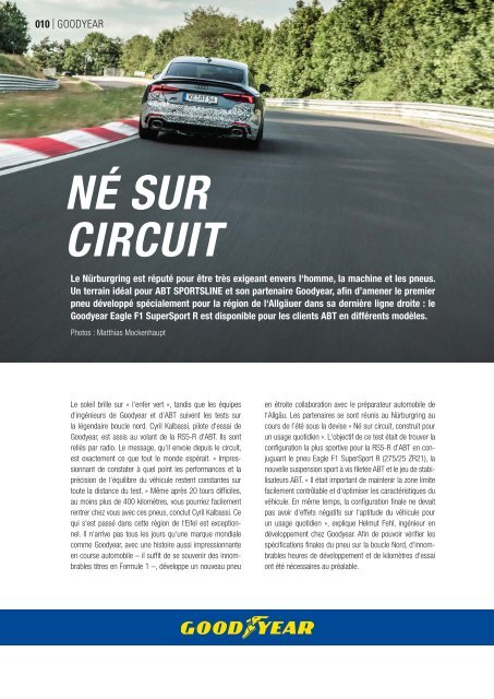 Premio Tuning Suisse Catalogue 2021 – français