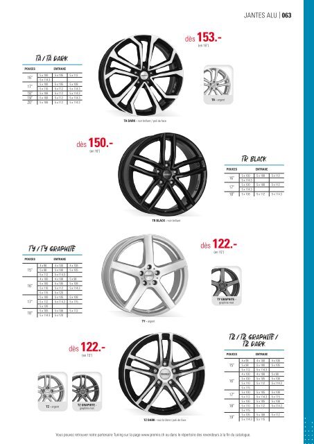 Premio Tuning Suisse Catalogue 2021 – français