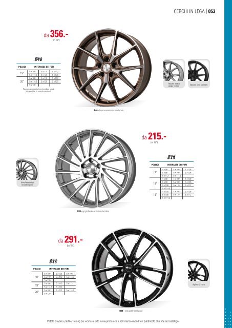 Premio Tuning Svizzera Catalogo 2021 – italiano