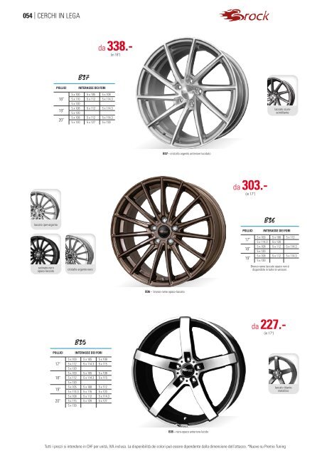 Premio Tuning Svizzera Catalogo 2021 – italiano