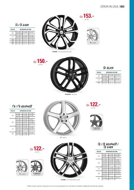 Premio Tuning Svizzera Catalogo 2021 – italiano