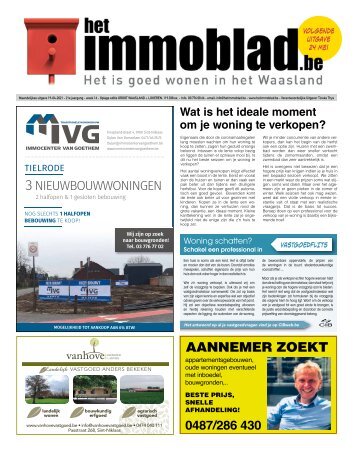 Het immoblad editie waasland+lokeren