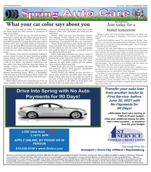 Grove City Messenger - April 18th, 2021