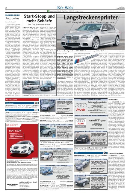 KFZ-Welt 17.03.2012 NOZ - MSO Medien-Service