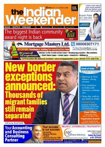 The Indian Weekender, 23 April 2021