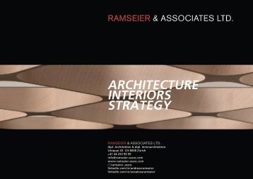 RAMSEIER & ASSOCIATES LTD.  ARCHITECTURE - INTERIORS - STRATEGY