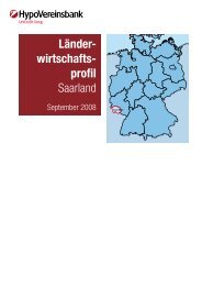 Länder- wirtschafts- profil Saarland - HypoVereinsbank