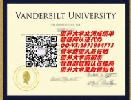 美国范德堡大学毕业证原版制作QV2073824775|美国大学文凭成绩单,美国大学教育部留服认证挂网