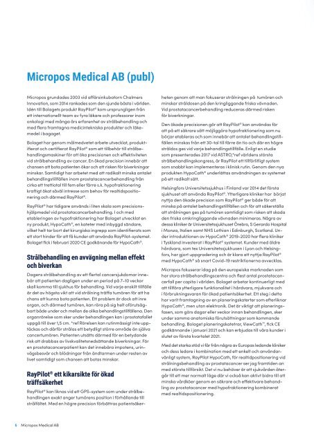 Micropos_Medical_årsredovisning_2020
