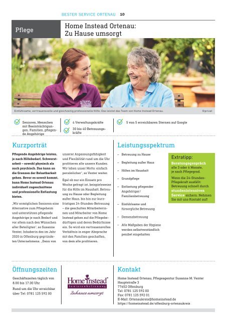 Mittelbadische Presse - Bester Service Ortenau: Gesundheit, Pflege, Therapie