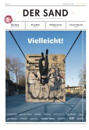 DER SAND, Ausgabe 2, Vielleicht!