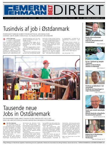 Zusammenarbeit zwischen Universitäten - Femern Belt Development