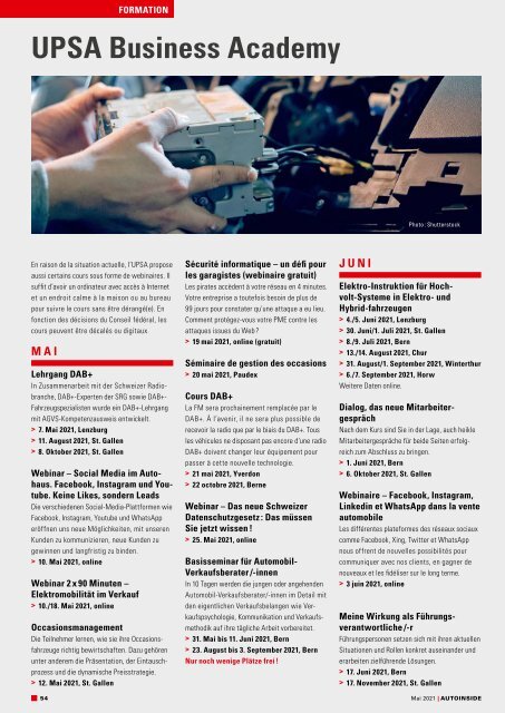 AUTOINSIDE Édition 5 – Mai 2021