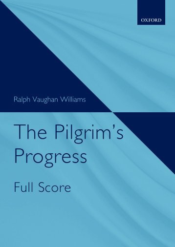 Vaughan Williams - The Pilgrim's Progress (Full Score)