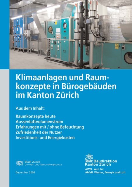 Klimaanlagen und Raumkonzepte in Bürogebäuden im ... - Minergie