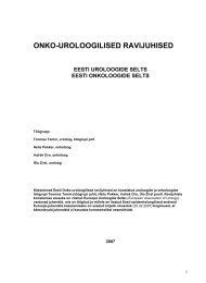 ONKO-UROLOOGILISED RAVIJUHISED - Ravijuhend.ee