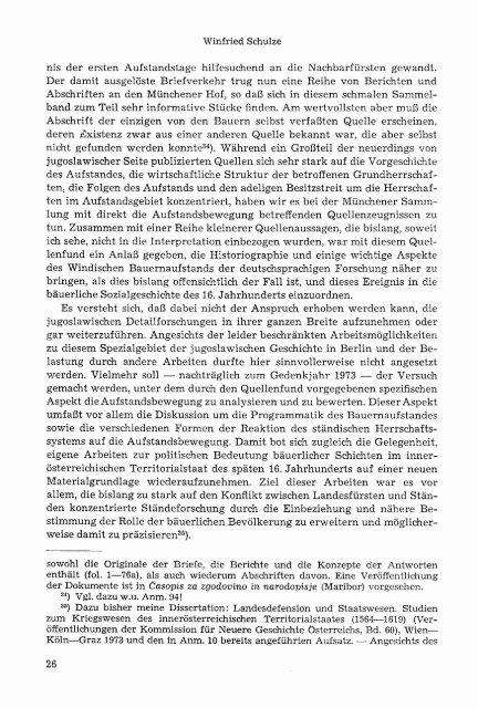 Der Windische Bauernaufstand von 1573 - Historicum.net