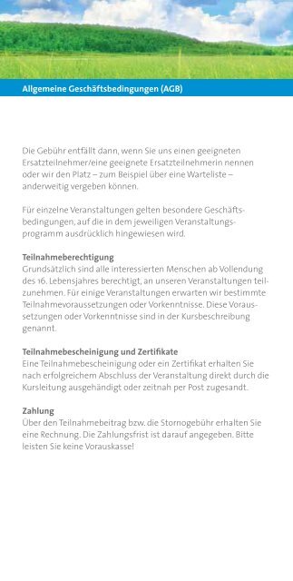 1. Halbjahr 2009 - Evangelisches Erwachsenenbildungswerk ...