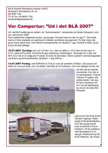 tur ud i det blaa 2467.indd - Dansk Autocamper Forening