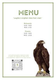 Ristorante Sass Dlacia - MENU