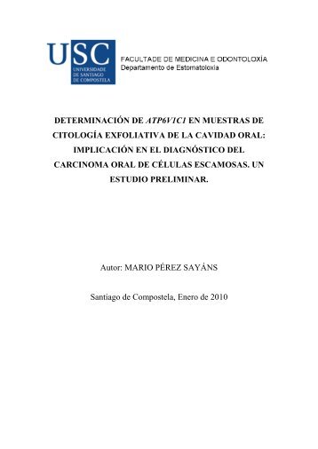 determinación de atp6v1c1 en muestras de citología exfoliativa de ...