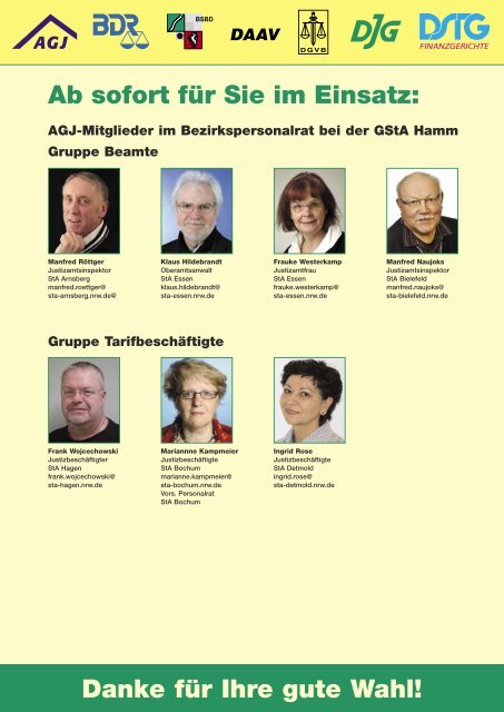 AGJ - Arbeitsgemeinschaft Justiz NRW