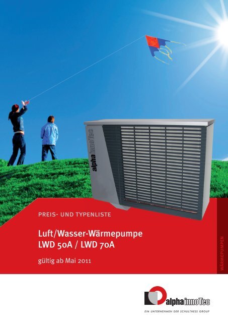 Luft/Wasser-Wärmepumpe LWD 50A / LWD 70A - Alpha-InnoTec ...