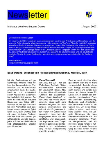 Newsletter - Gemeinde Davos