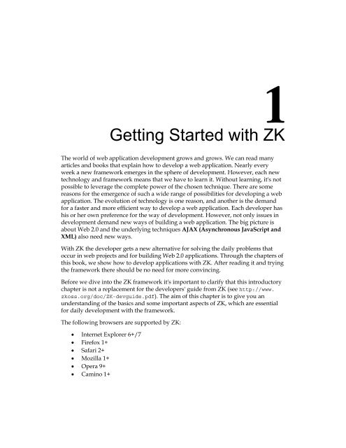 ZK Developer's Guide