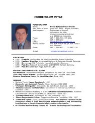 CURRICULUM VITAE - The Group of 77