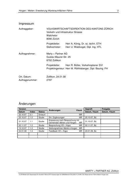 Fähren-Konzept - Feuerwehr Meilen