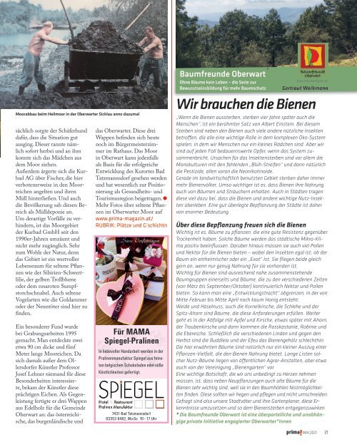 Prima Magazin - Ausgabe Mai 2021