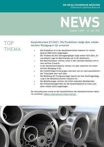 Newsletter 01 2021