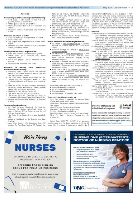 Colorado Nurse - May 2021