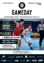 WWU Baskets Gameday #53 2020_21