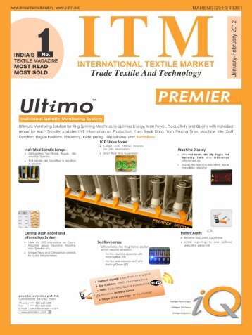 Swiss Technology For International Textile Industry - E-ITM