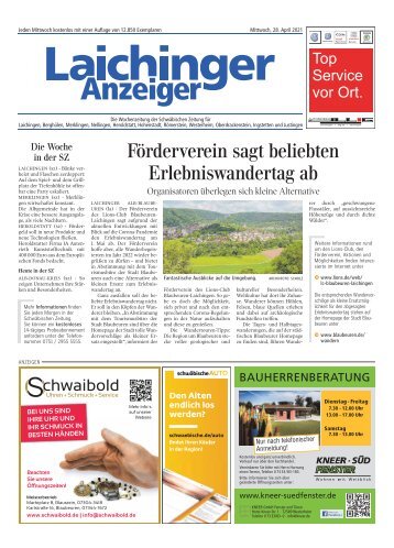 Laichinger Anzeiger 28.04.2021