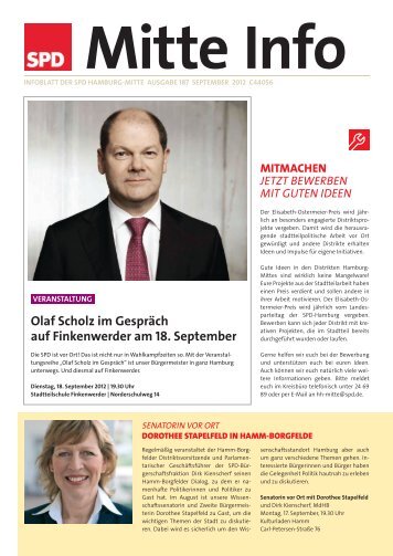 MitteInfo September.indd - SPD Hamburg-Mitte