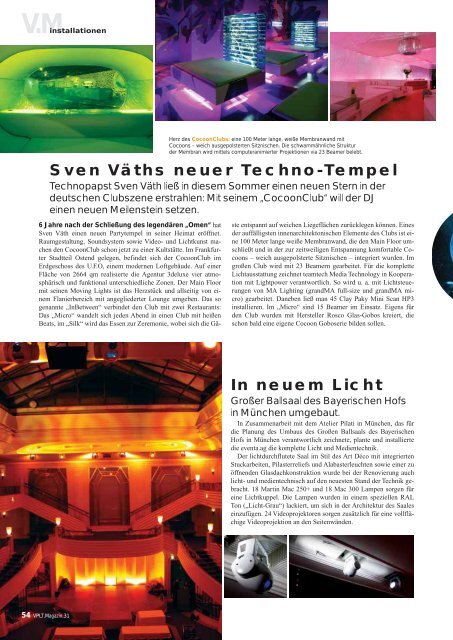 VPLT Magazin 31