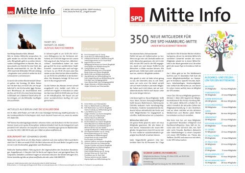 MitteInfo Mrz.indd - SPD Hamburg-Mitte
