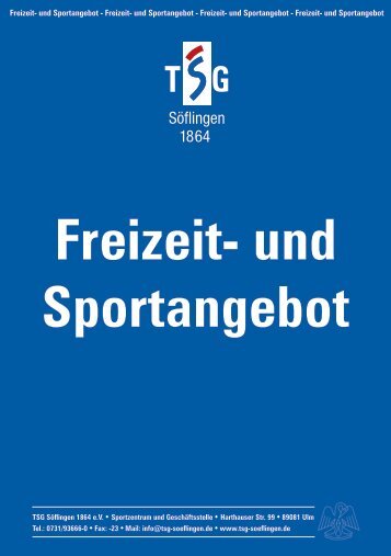 Freizeit- und Sportangebot - soeflinger-kuss.de