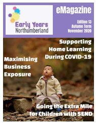 Early years Northumberland eMagazine 
