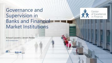 20210420 CEF_Governance and Supervision in Banks and Financial Market Institutions