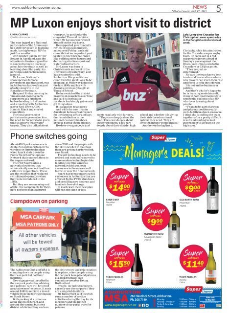 Ashburton Courier: April 29, 2021